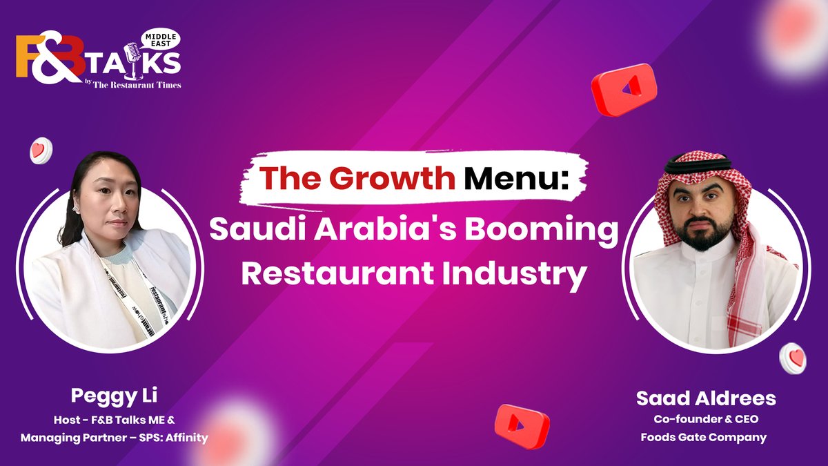 In the first-ever episode of F&amp;B Talks Middle East, host <a href="/peggypuikili/">Peggy Li</a> caught up with Saad Aldrees, Co-founder &amp; CEO <a href="/foodsgate/">Foods Gate Company</a> on how the brand is creating unique culinary experiences in Saudi Arabia. 

Watch the full episode here: hubs.la/H0VHKq30

#FnBTalks