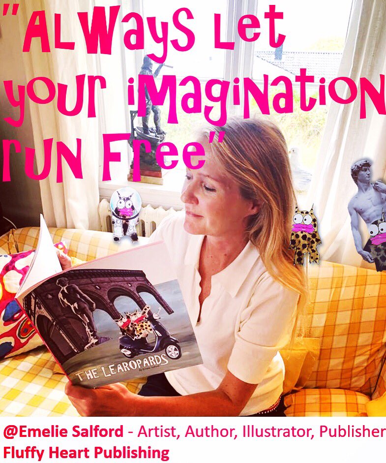 🚀Launching my children’s book The Learopards’ Always let your imagination run free” I wrote &amp; illustrated the book with two inspirational life embracing adventurers in mind, my late mother Eva and daughter Artemis 💓 Emelie Salford Fluffy Heart Publishing 2021.  DM me to order.