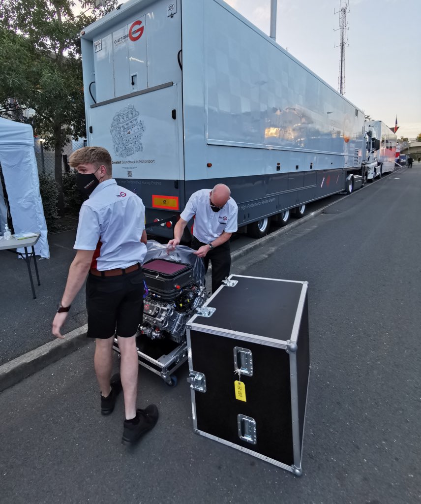 gibsontech1's tweet photo. A busy week so far here at Le Mans, now to prepare for the big race tomorrow! #LeMans24 #WEC #GibsonTechnology #Repton @24hoursoflemans https://t.co/8YzWnkAIjg