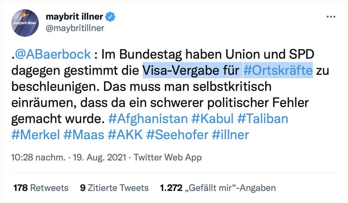 Offenbar waren wir lange Zeit die Einzigen, die vor 5 Tagen den #grünen Antrag wirklich (!) gelesen haben und so die Lüge erkannten. Immer mehr Menschen tun das jetzt auch,sogar #Baerbock korrigiert sich. Kommt zu diesem elementaren Wahlkampfthema noch ein Check, <a href="/PatrickGensing/">Patrick Gensing</a>?
