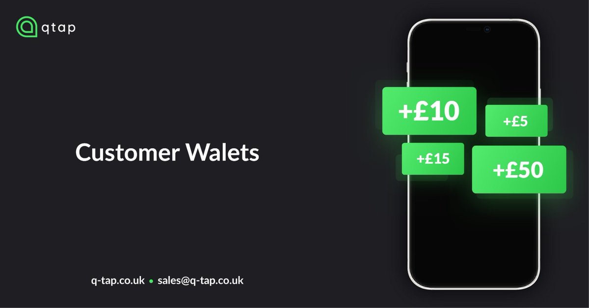 QTAP_UK's tweet photo. Preload customer accounts with funds of any amount. This negates the need for payment on checkout and allows customers to gradually spend their wallet amount until its gone. Particularly useful for customers who are wary of technology or would prefer to reduce their regular t... https://t.co/wbKN7eb1gB