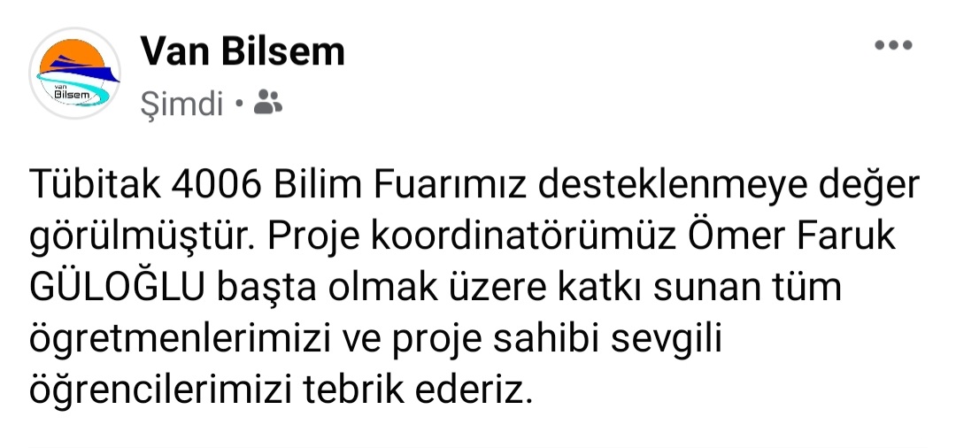 Van Yusuf Gokçenay Bilim ve Sanat Merkezi (@vanbilim) on Twitter photo 