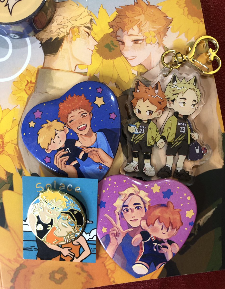 finally arrived!🇮🇩✨ thank you so much for everyone who involved in such a wonderful job! everything is so lovely and beautiful💛🧡 <a href="/AtsuhinaZine/">Solace: an Atsuhina Zine</a> 

also thank you so much buat kak <a href="/zewoojun/">IA.</a> for managing my orders dan selalu ngabarin update an atsuhinazine ini🙏🏼💛😭