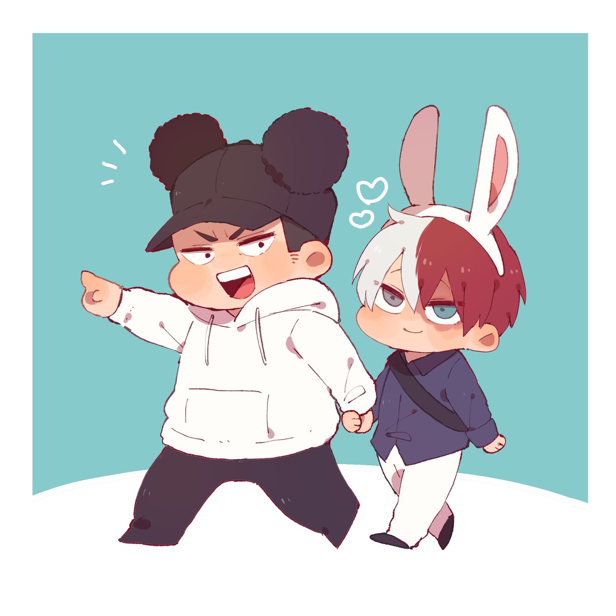 udnsba's tweet image. 🐭🏰🤍デート イナ轟ちゃん