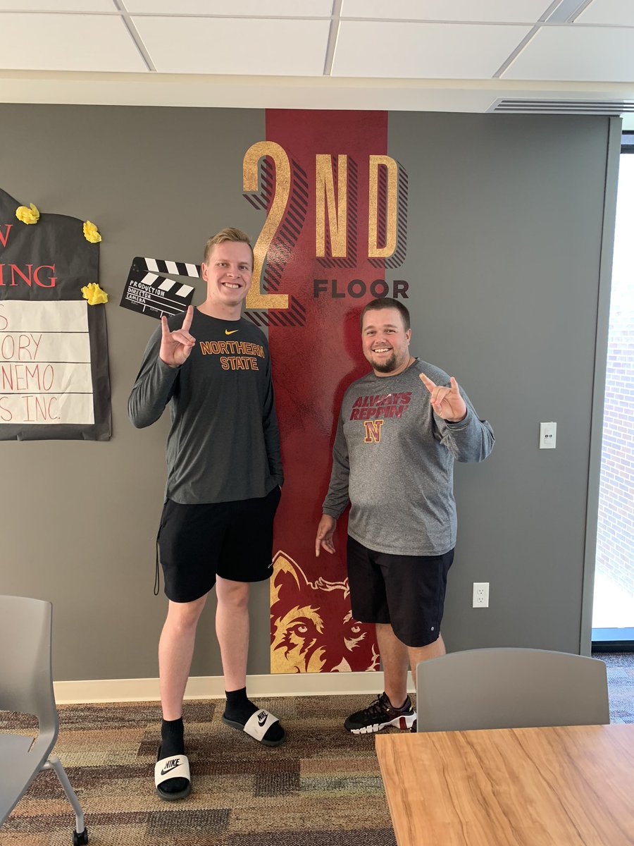 Freshman move-in day! EXCITED to have our players arriving to campus! #GoWolves