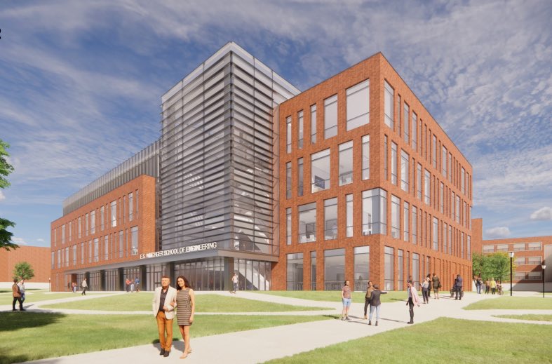 Construction on our new engineering building at the E.S. Witchger School of Engineering at <a href="/MarianUniv/">Marian University</a> has started! Very exciting! Opening Fall 2023.