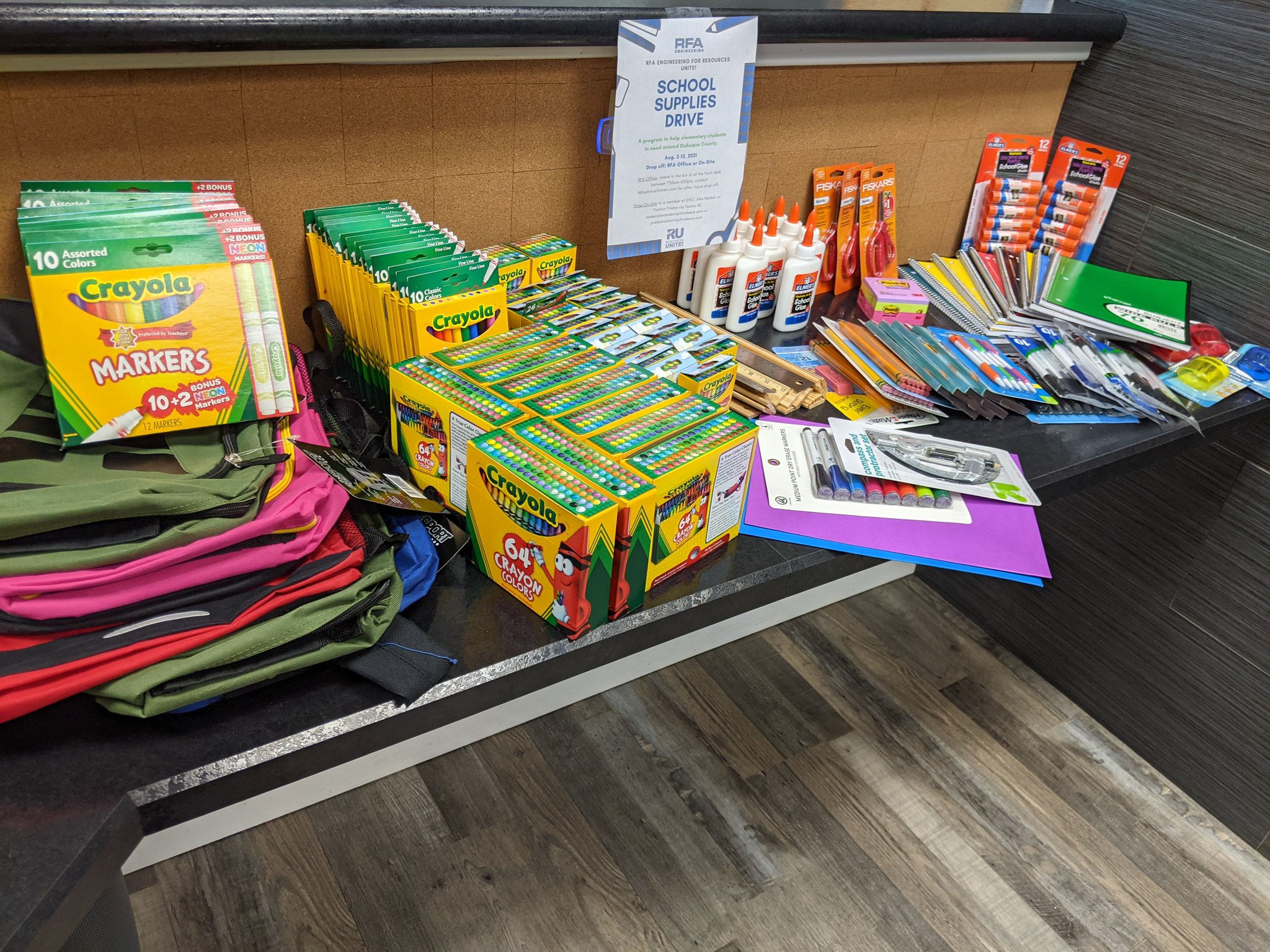 RFA Engineering on Twitter "RFA Engineering wrapped up our BacktoSchool supplies drive. Our