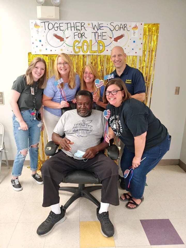 Hello Eastbrook Families,
It is with great sadness that we inform you that our beloved head custodian, Mr. Stewart Byrd passed away yesterday. He dedicated over 30 years working at Eastbrook. Please keep his family and the Eastbrook family lifted during this difficult time.