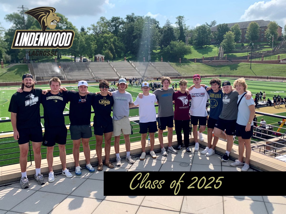 Lindenwood Men’s Lacrosse class of 2025! #LULaxFam