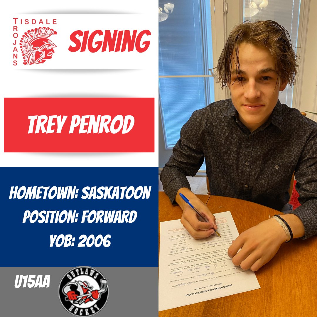 We are excited to announce the comittment to '06 (F) Trey Penrod for the upcoming 2021-22 #SMAAAHL season! 

The Trojans would like to officially welcome Trey and family to the organization!