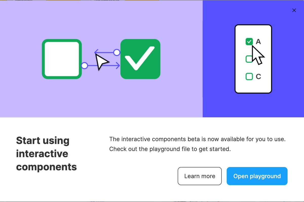 darshgun's tweet image. Exciting stuff from @figmadesign 
#interactivecomponents