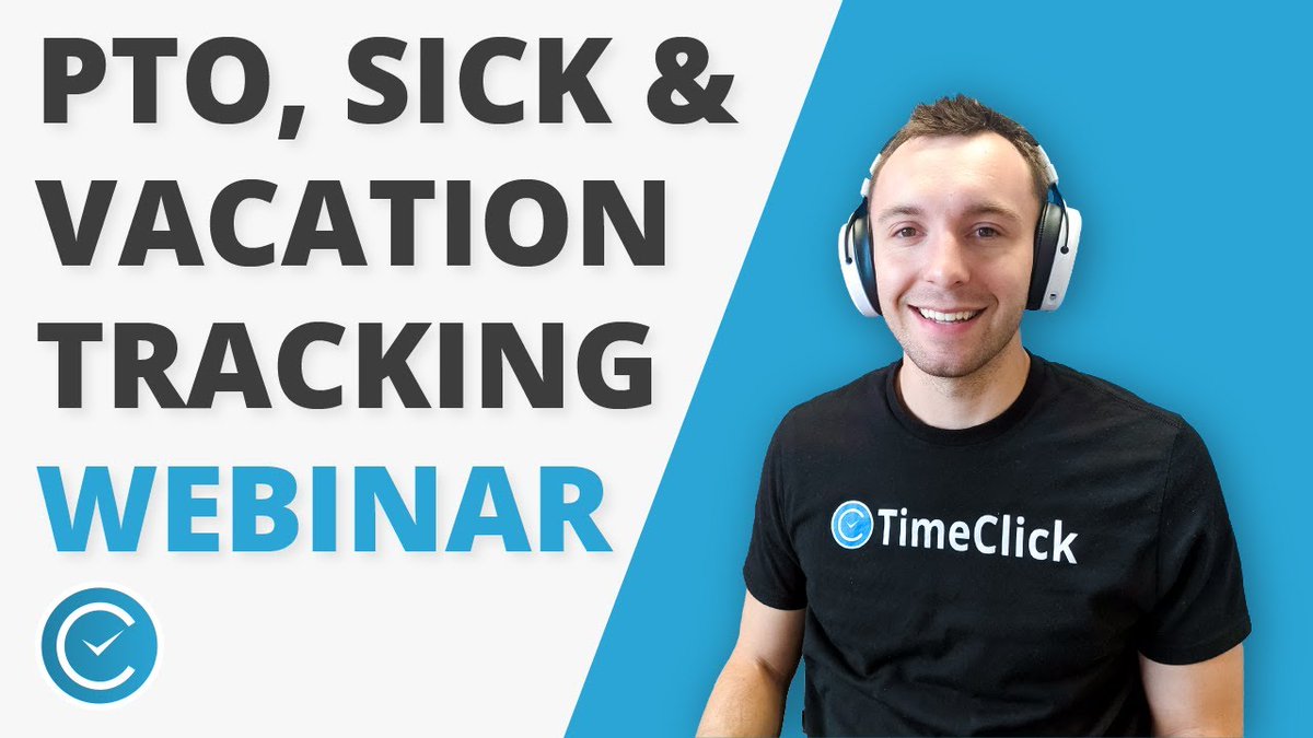timeclick's tweet image. If you missed yesterday&apos;s webinar on PTO, sick, and vacation tracking within TimeClick, check it out here! Thanks for all those who participated. We appreciate all your questions and input. 
#webinar #PTO #timetracking

timeclick.com/timeclick-host…
youtube.com/watch?v=gCz_U8…