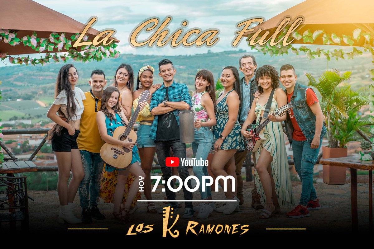 LosKRamones's tweet photo. Recuerda que la cita con tu Chica Full ๐ธ๐ผ๐ฉ๐ฟโ๐ฆฑ๐คนโโ es HOY a las 7:00 PM โ๐ฅ
#BailaCarranga #LaChicaFull #LosKRamones #ElKRamon #Guevarita #ElMagoDelRequinto #LuchiniSuarez #ClapperProductora #LaGuaridaProducciones #HotelLasRocas https://t.co/lLgoXaTiVs