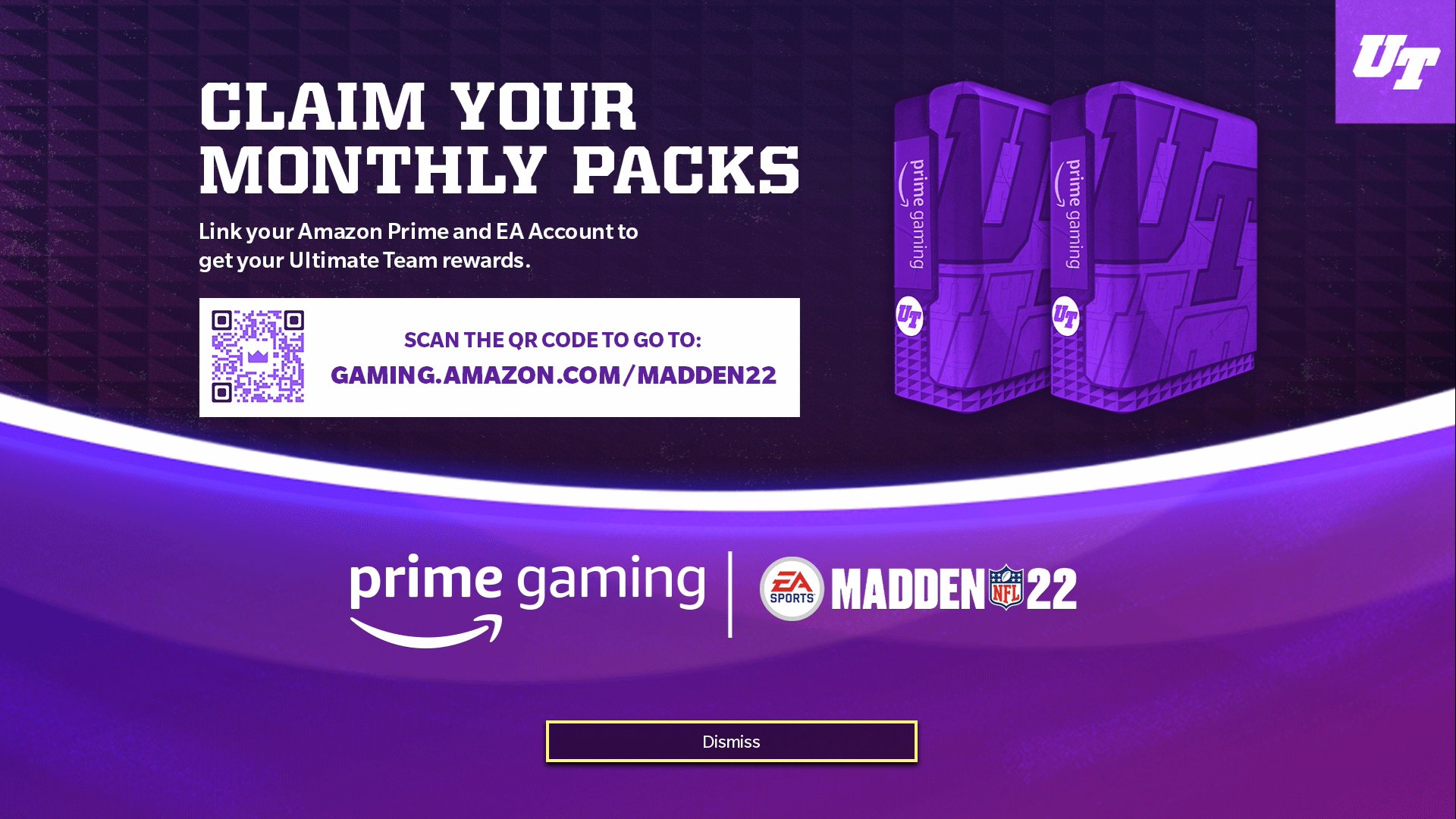 Wheelz on X: twitch prime packs are out for madden 22 make sure