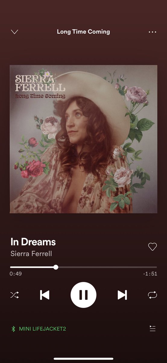 Not seeing enough love for <a href="/SierraFerrell/">Sierra Ferrell</a> today. Her album #longtimecoming is my favorite release today! 😍💖🎙🎧