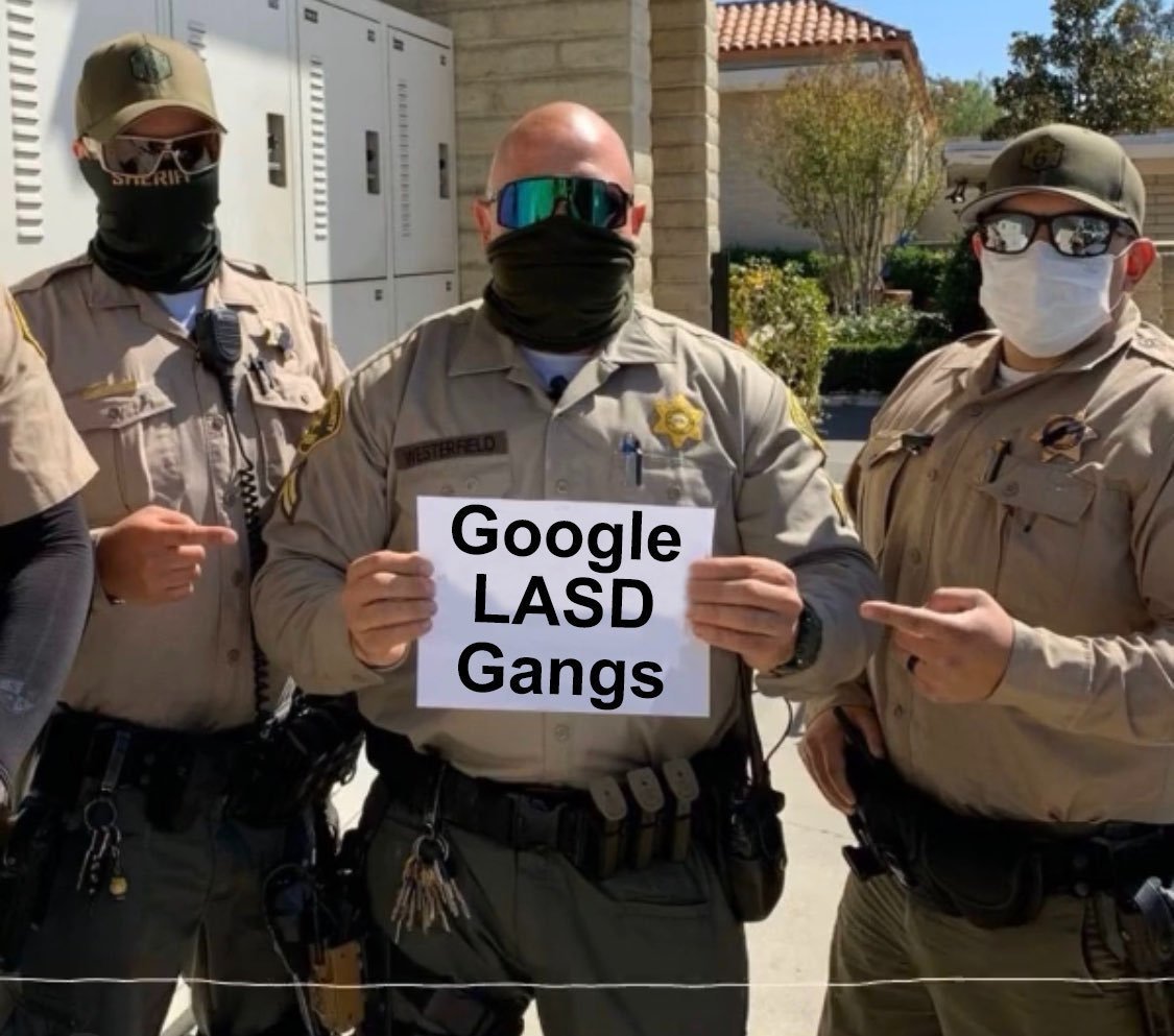 #GoogleLASDGangs #VillanuevaMustGo