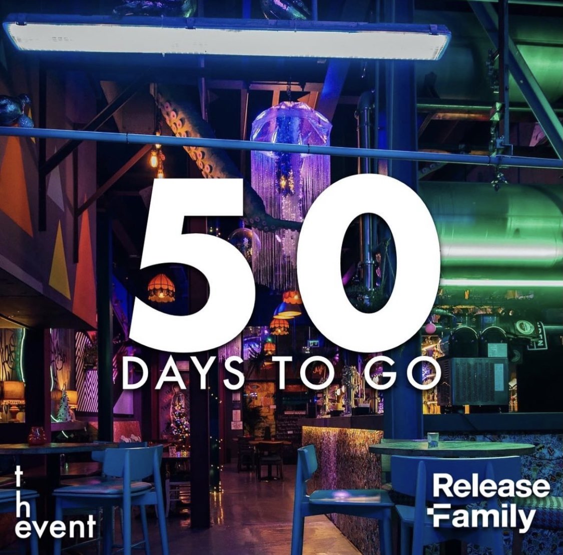 5️⃣0️⃣ DAYS TO GO 🎉🎉

👉 Due to a renovation at <a href="/tankroompool/">Tankroomliverpool</a>, we are delighted to add MORE TICKETS (link in bio) for our previously sold out event with <a href="/releasefamily/">Release Family</a> x <a href="/partsofficial_/">PARTS</a> 🎫

🚨 We’ve also got a new SPECIAL GUEST, with the full line-up dropping at 5pm on Monday!