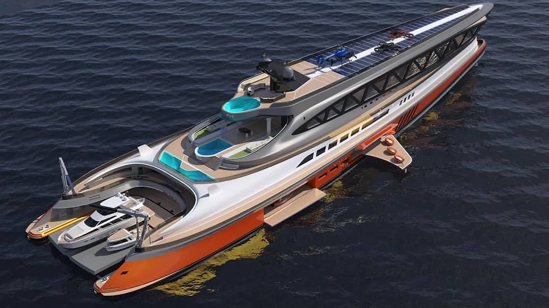 NMPROarts's tweet photo. It's @MotorShowme Friday, let's sail through the weekend onboard this Roman architecture inspired 153-meter concept superyacht presented by Lazzarini it's called "the Prodigium".
#LazzariniDesign #TheProdigium #Megayacht #WeekendModeOn #NMPRO #NMPROARTS #MotorShow https://t.co/ogbOiyTA2x
