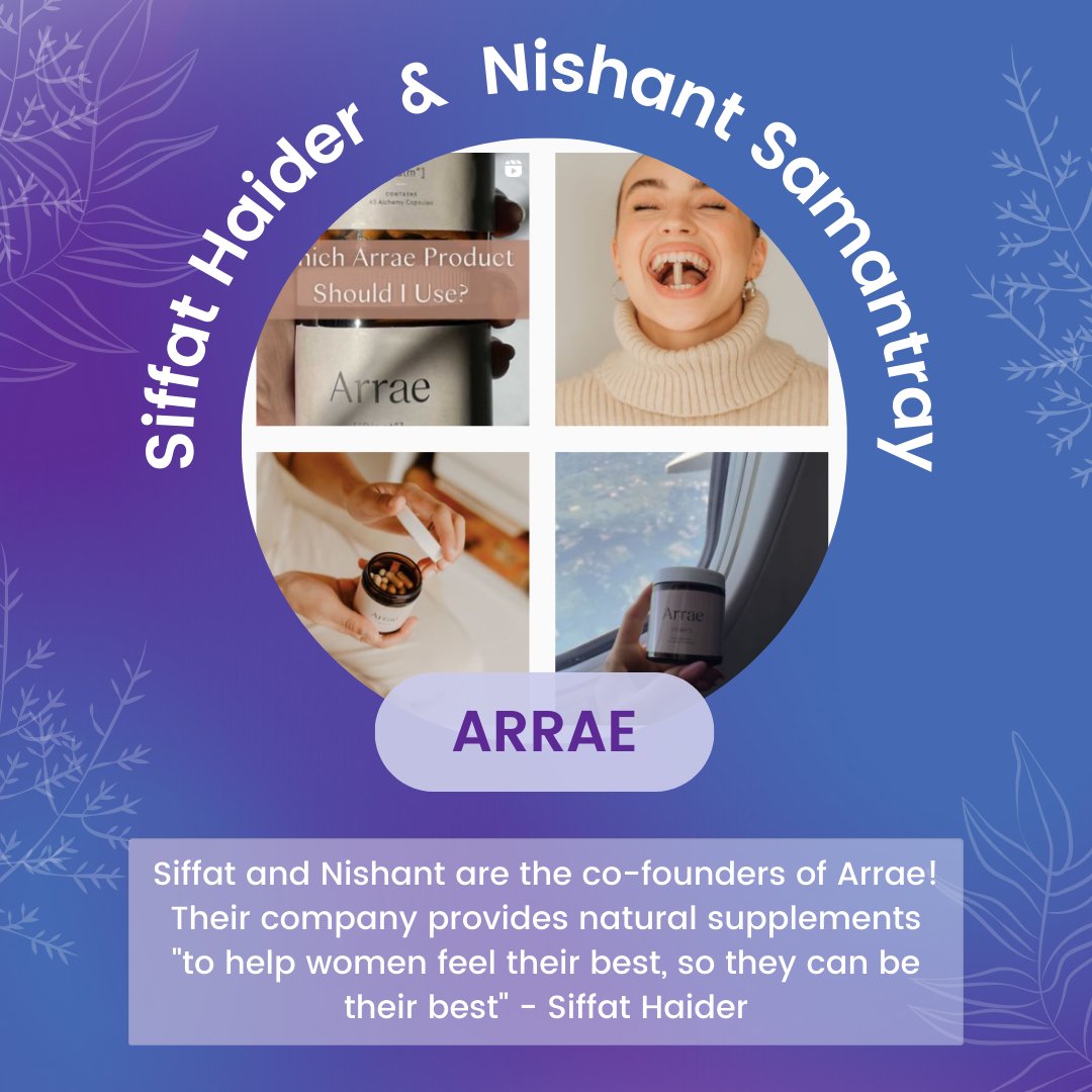 Connexa (@connexa_ai) on Twitter photo Today we are featuring Siffat Haider <a href="/SiffatHaider/">Siffat Haider</a> & Nishant Samantray <a href="/plentyofnish_/">Nish</a> who are the co-founders of Arrae.
Here is the channel to contact their support team:
* hello@arrae.com Today we are featuring Siffat Haider <a href="/SiffatHaider/">Siffat Haider</a> & Nishant Samantray <a href="/plentyofnish_/">Nish</a> who are the co-founders of Arrae.
Here is the channel to contact their support team:
* hello@arrae.com