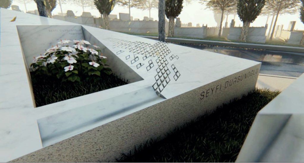 Huysuz Virjin’in kabri İBB Başkanı Ekrem İmamoğlu’nun isteğiyle Mimar Kerem Piker tarafından yeniden tasarlandı.