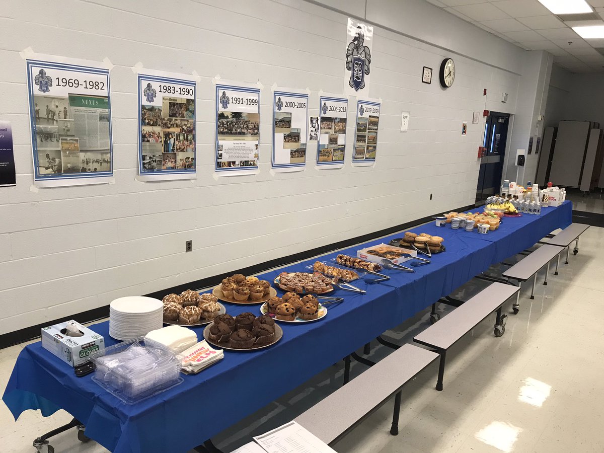 hcpss_pms's tweet photo. It was such an amazing first day with our staff back at Patapsco. We have not had a large in-person opening meeting in such a long time… it was wonderful! Thank you to our super supportive PTA for the breakfast! We are #OnePatapsco and we are #StrongestTogether https://t.co/2oTQFHTJBW