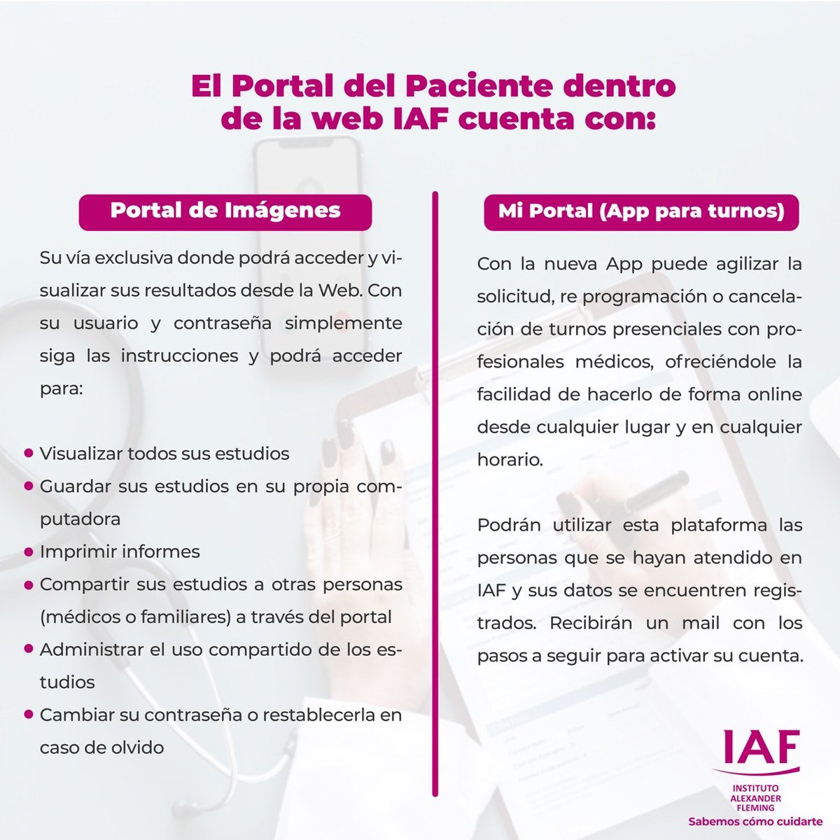 Instituto Alexander Fleming on Twitter "Portal de Imágenes y Mi Portal