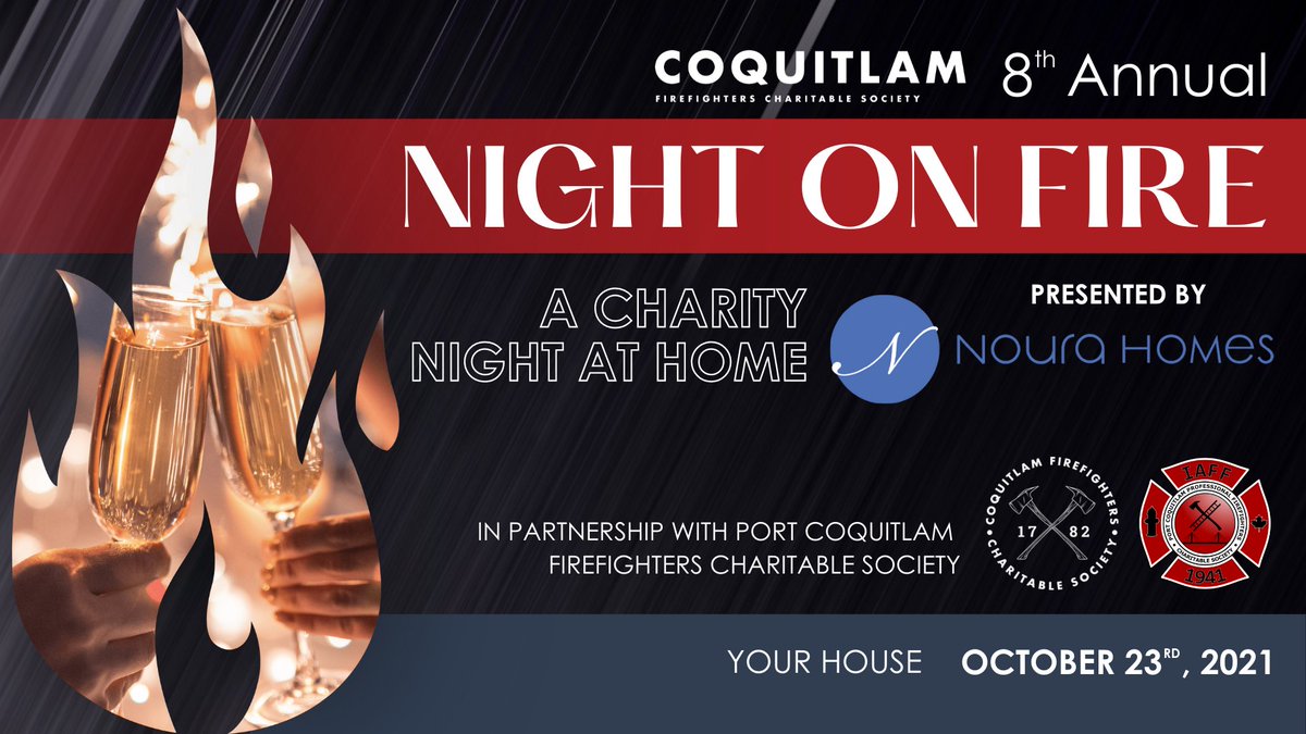 cffcs's tweet photo. Our 8th Annual Charity Gala is now Night On Fire: A charity night at home presented by Noura Homes, in partnership with @IAFF1941! Early bird tickets are NOW ON SALE! Visit https://t.co/o2v8WYwYEd for more! https://t.co/P04Ny6vdk0