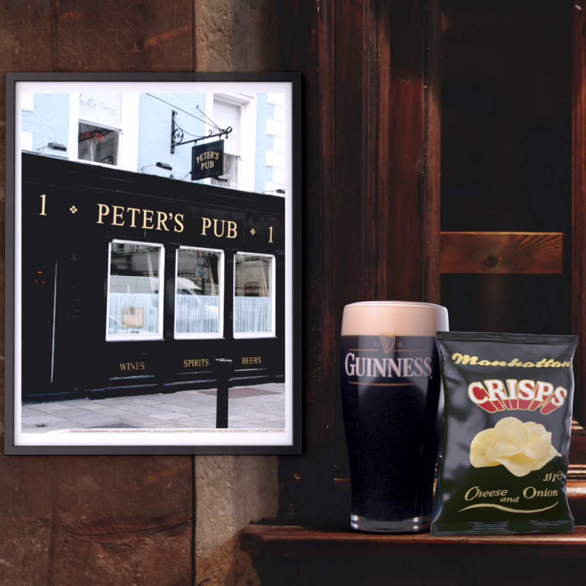Today's pub of our series is Peters Pub (<a href="/PetersPubDublin/">Peter's Pub</a>). 🍀 🇮🇪 

Peters Pub is located on the corner of Johnsons Place at the end of the South William Street. It is a great spot for a bit of drink, gossip and crack and it retains the warm ambience of an old Dublin pub.