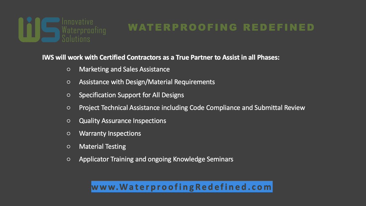 Innovative Waterproofing Solutions tweet media