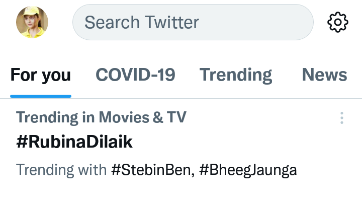 RitSanPat_'s tweet photo. All 3 # are Trending!!!
#RubinaDilaik #BheegJaunga 
#StebinBen 

#RubiHolics #RubiFest #RubiDay https://t.co/Hhl9ok9dk3