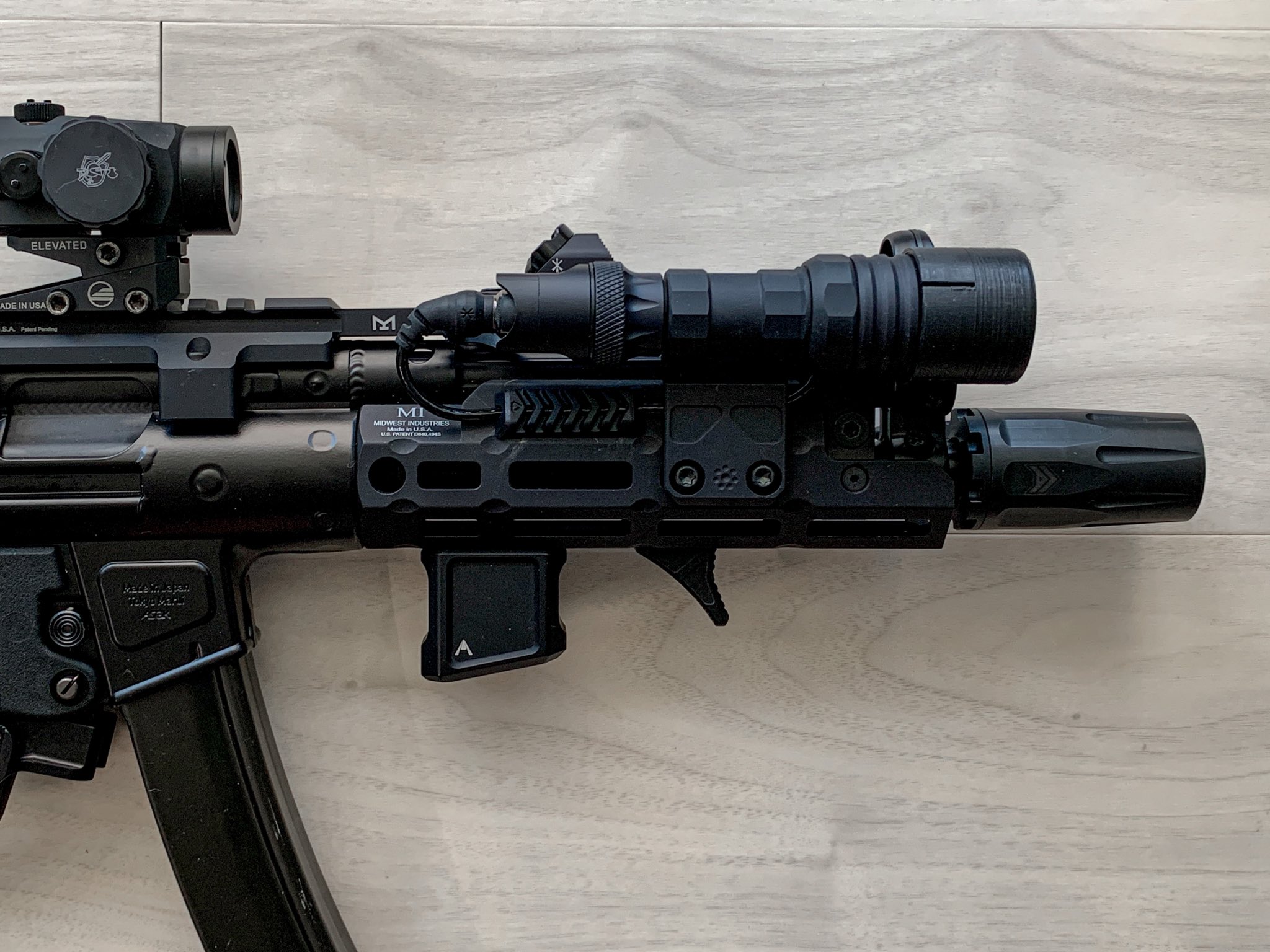 Midwest Industries 製実物マウント マルイ 次世代 MP5