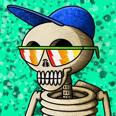 r0achg0dd's tweet photo. Big, big shout-out to @dinosaurteef for the assist in completing my #Bitbone set! Also shout-out to @Bitbones1 for breaking 100 eth volume! Still plenty of opportunity to get in while the floor is still low! 
#nftart #NFTCommunity #NFTartists #nftcollectors #NFTs #NFTcollectibles https://t.co/Rd18tyoURl
