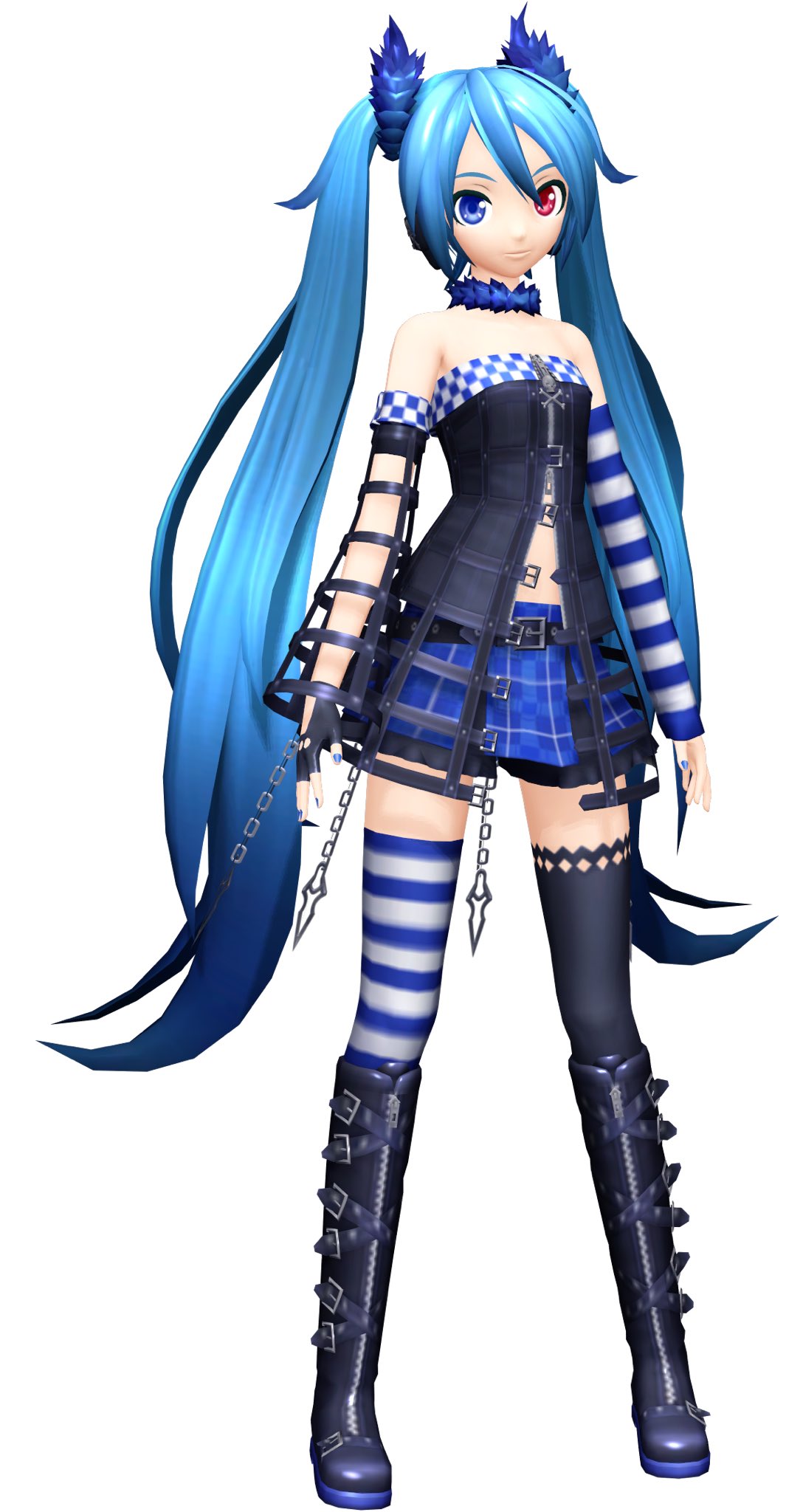 Hatsune Miku Rockin&#039;Stone Minecraft Skin