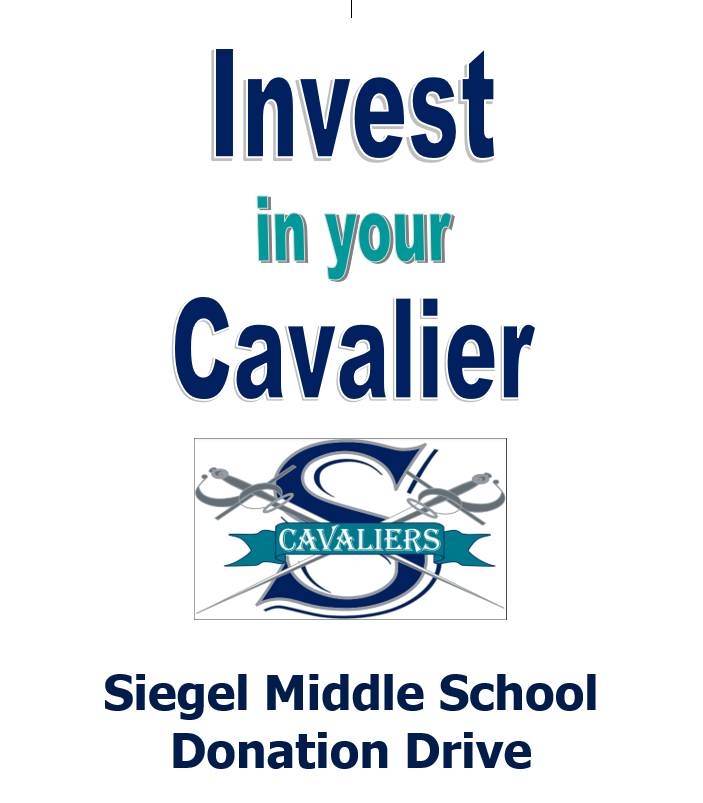 Invest in your Cavalier donation drive has kicked off! Support our cavaliers and make a donation!