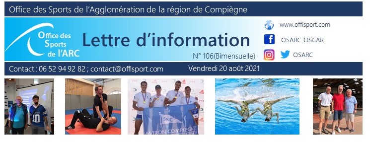 offisport's tweet photo. La lettre d'info de l'#OSARC fait sa rentrée ! 
Pour la découvrir, une seule adresse 
➡️https://t.co/32TXdmd5CE https://t.co/gC62gjR6I3