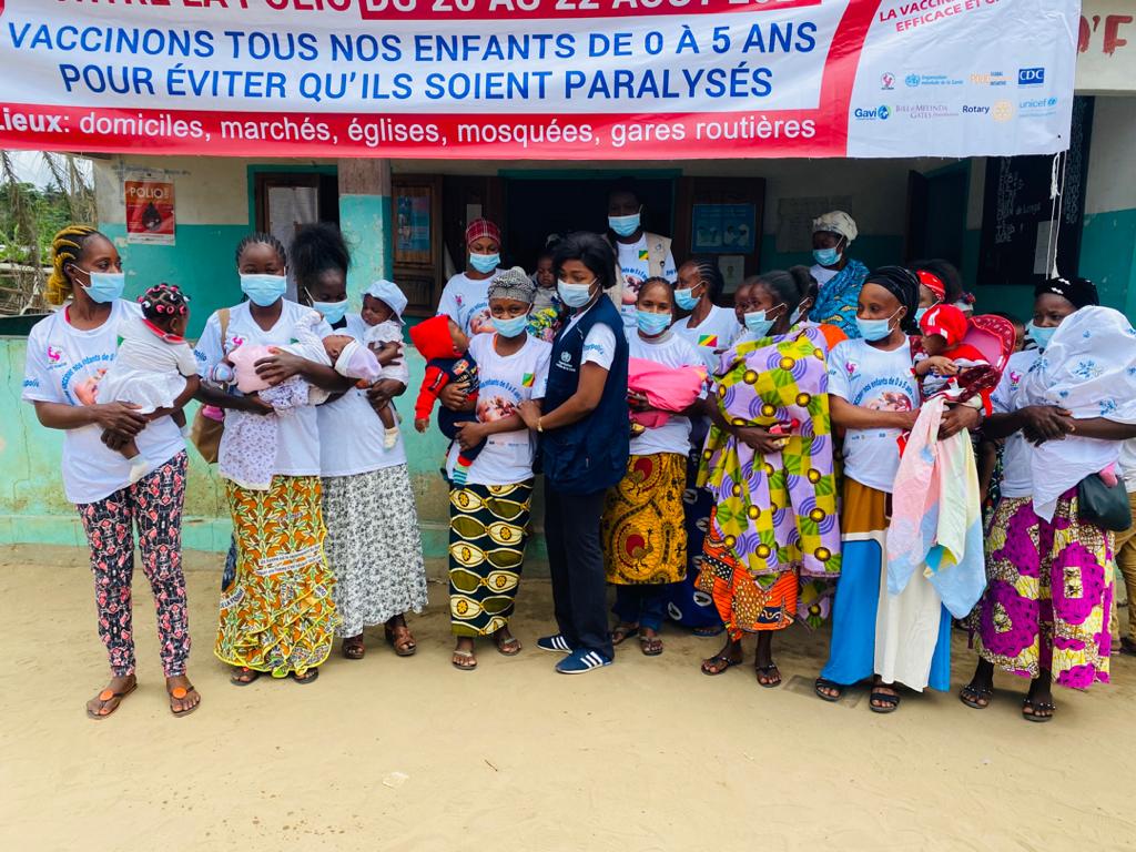 OMSCongo's tweet photo. Ewo🇨🇬 20 août- Le département de la Cuvette ouest vient de procéder au lancement du 2è passage  campagne vaccinale au #nVPO2 à Ewo. La cérémonie a été présidée par  madame la Sous-Prefet  d’Ewo, en présence des autorités politiques civiles et militaires, et des leaders religieux https://t.co/3i1nJ5xMSS