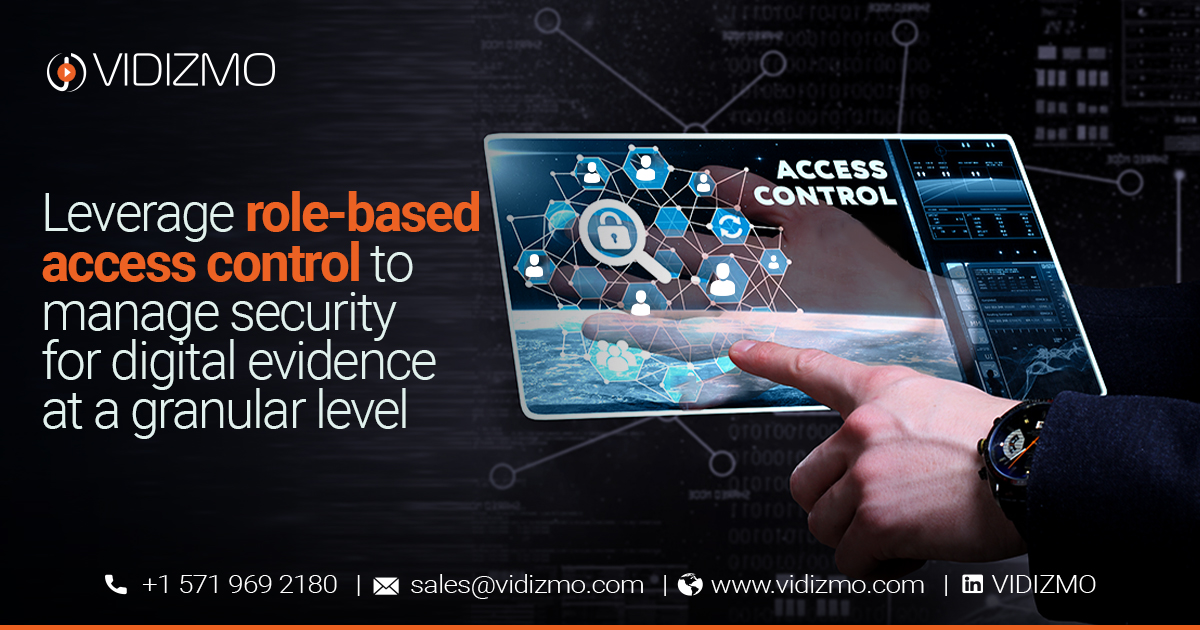 vidizmo's tweet image. Having complete control over who can manage and handle your data is integral to ensure the integrity and security of digital evidence.​

To learn more: bit.ly/3xH6VCL   ​

#rolebasedaccesscontrol #rbac #digitalevidencemanagement #unlockyourpotential