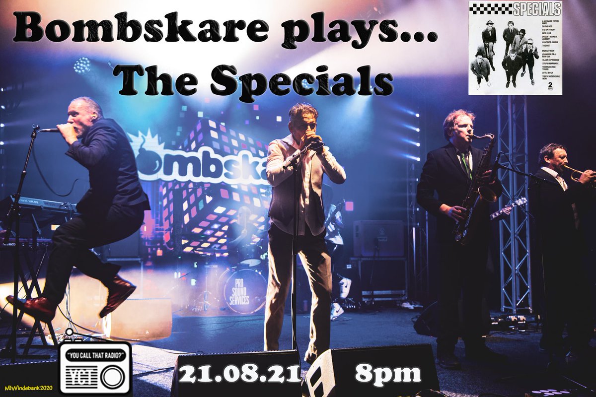 Yasss! <a href="/B0MBSKARE/">Bombskare</a>  play @TheSpecials debut album from start to finish on You Call That Radio TV tomorrow night at 8pm. Set your reminders/ Tune in over here: bit.ly/3D6GVUs  <a href="/captureworks1/">captureworks</a>
