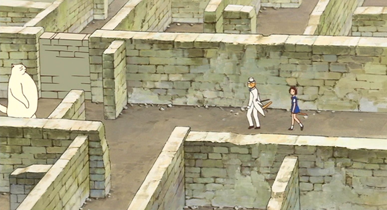 ジブリのせかい 非公式ファンサイト この迷路は かつて栄華を極めた超古代猫族の遺跡であると同時に 外界と繋がるシンボルタワーへの到達を困難にするための役目があります 猫の恩返し T Co Fnamrm0jxw Twitter