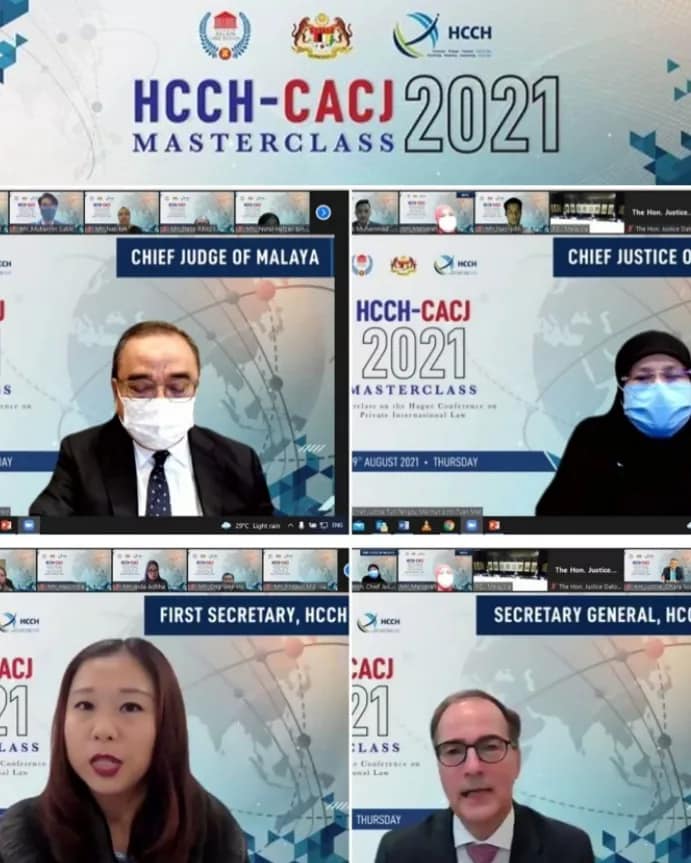 HCCH_TheHague's tweet photo. ๐ง๐ณ๐ฐ๐ญ๐ฎ๐ฉ๐ฒ๐ฒ๐ฑ๐ฆ๐ฒ๐พ๐ต๐ญ๐ธ๐ฌ๐น๐ญ๐ป๐ณ
Yesterday we were pleased to co-host the first ever HCCH-@ASEAN Masterclass on the HCCH #Evidence and #Judgments Conventions, together with the Council of ASEAN Chief Justices #CACJ and Badan Kehakiman Malaysia (#MalaysianJudiciary). https://t.co/EuKM8m4zCo