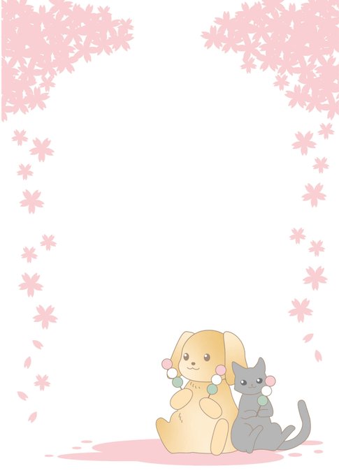 桜フレームのtwitterイラスト検索結果