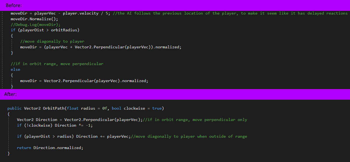 It's not much, but I'm just proud of the optimisation for some reason.