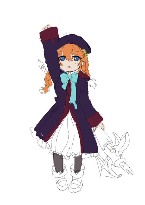 途中で似てなくて諦めたユニちゃん。 