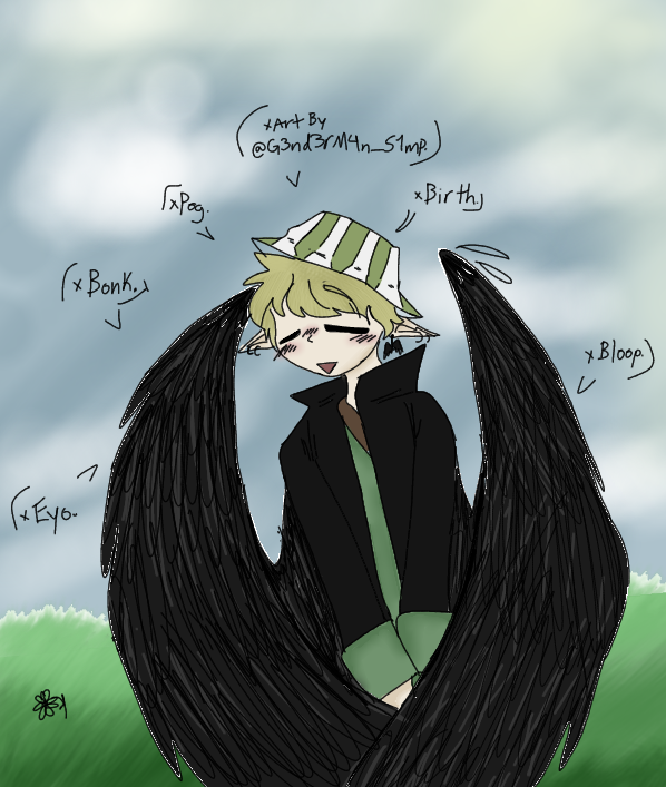 void_l3m0nz's tweet photo. Eyo look it's the online dad
#philzaminecraft #onlinedad #philzaart #fanart #bird #crow #mcyttwt https://t.co/0kvxRBin7g