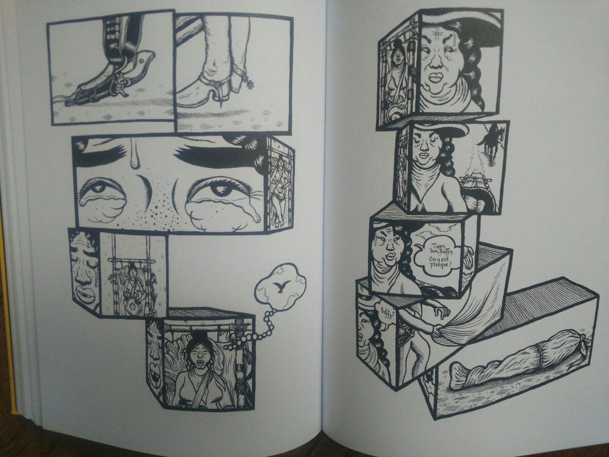 Chez <a href="/THC_BD/">The Hoochie Coochie</a>, Alex Baladi dépoussière la BD western avec "Revanche" qui arrive à être prenant tout en expérimentant avec le découpage. Suffit de voir ces cases :