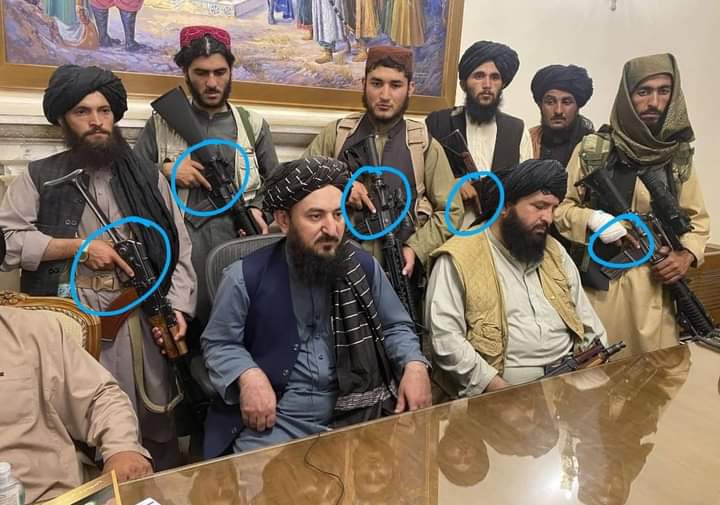majorgauravarya's tweet photo. These Taliban have either been trained by a regular army or they are members of a regular army masquerading as Taliban.

@OfficialDGISPR Sir, you are a naughty boy 🤣 https://t.co/aB09Yb98gC