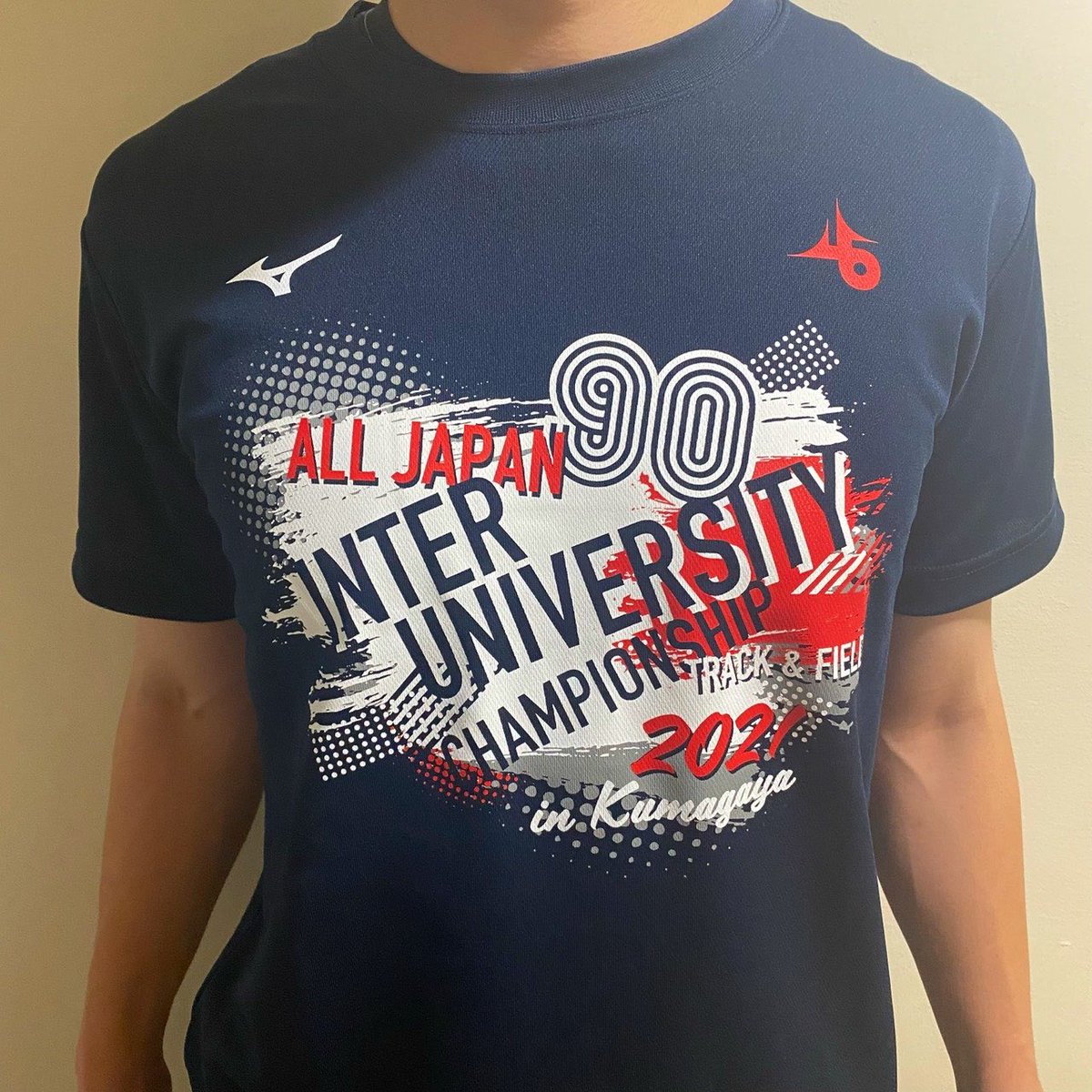 全カレTシャツ✨ 先日、全カレ記念品が届きました😁 早速練習で着用し