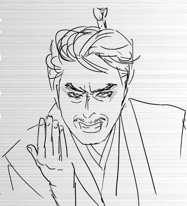 吉沢くんあんな風に描いてしまいましたがまあ大河主役はヤバ顔してなんぼですから(前作主人公↓) 