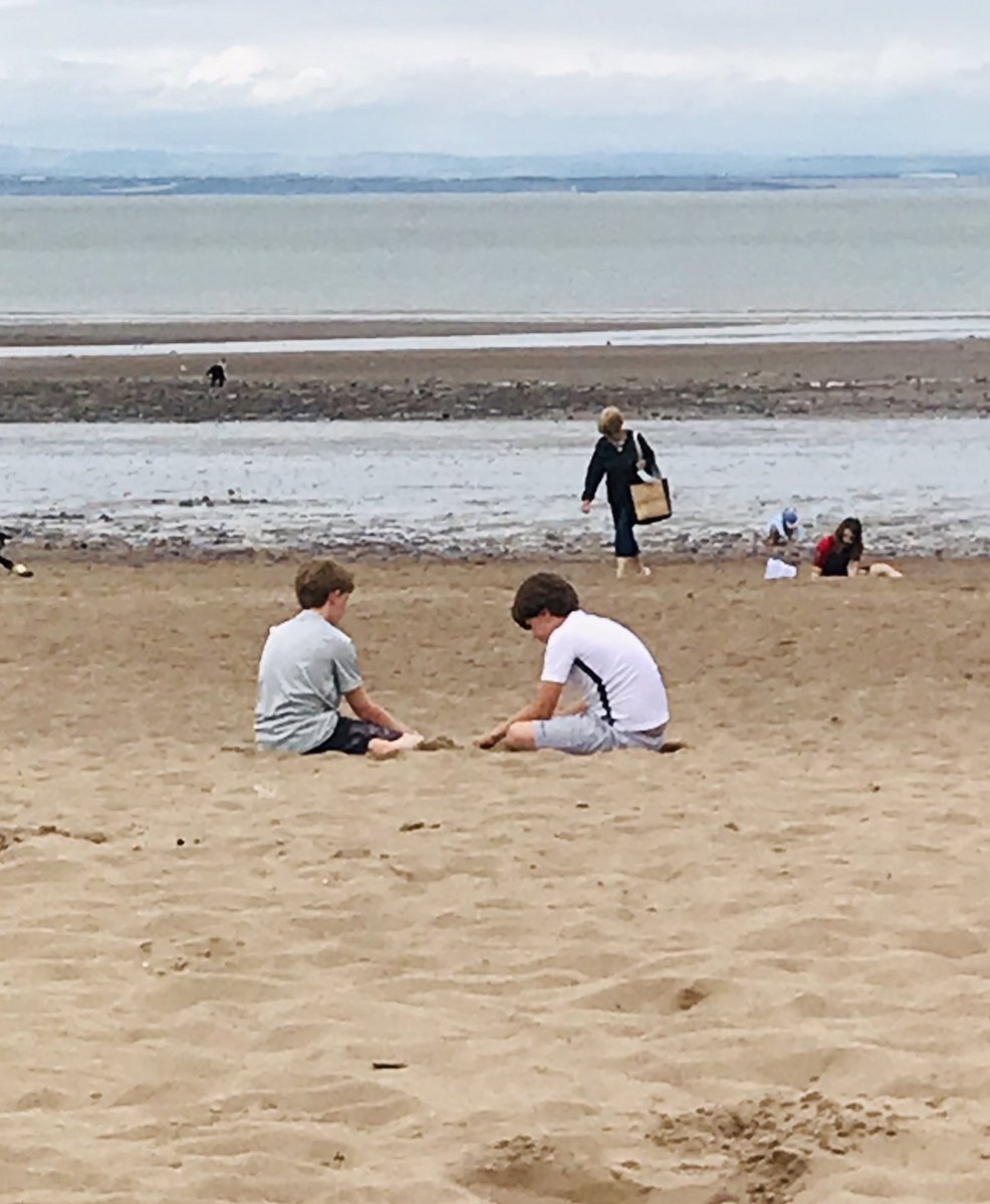 Oh I do like to be beside the seaside, oh I do like to be beside the sea #grandson #Godson #sandytoes #saltykisses 🥰