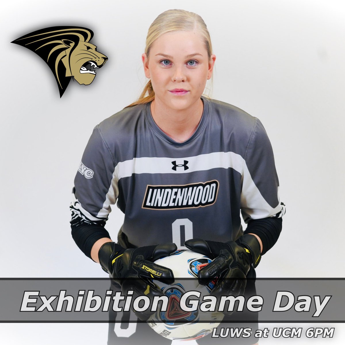 LindenwoodWSOC's tweet photo. Exhibition Game Day! We head to Central Missouri for a 6PM kickoff! 🦁⚽️🥶 #OneRoar https://t.co/fEu2ZBzHQx